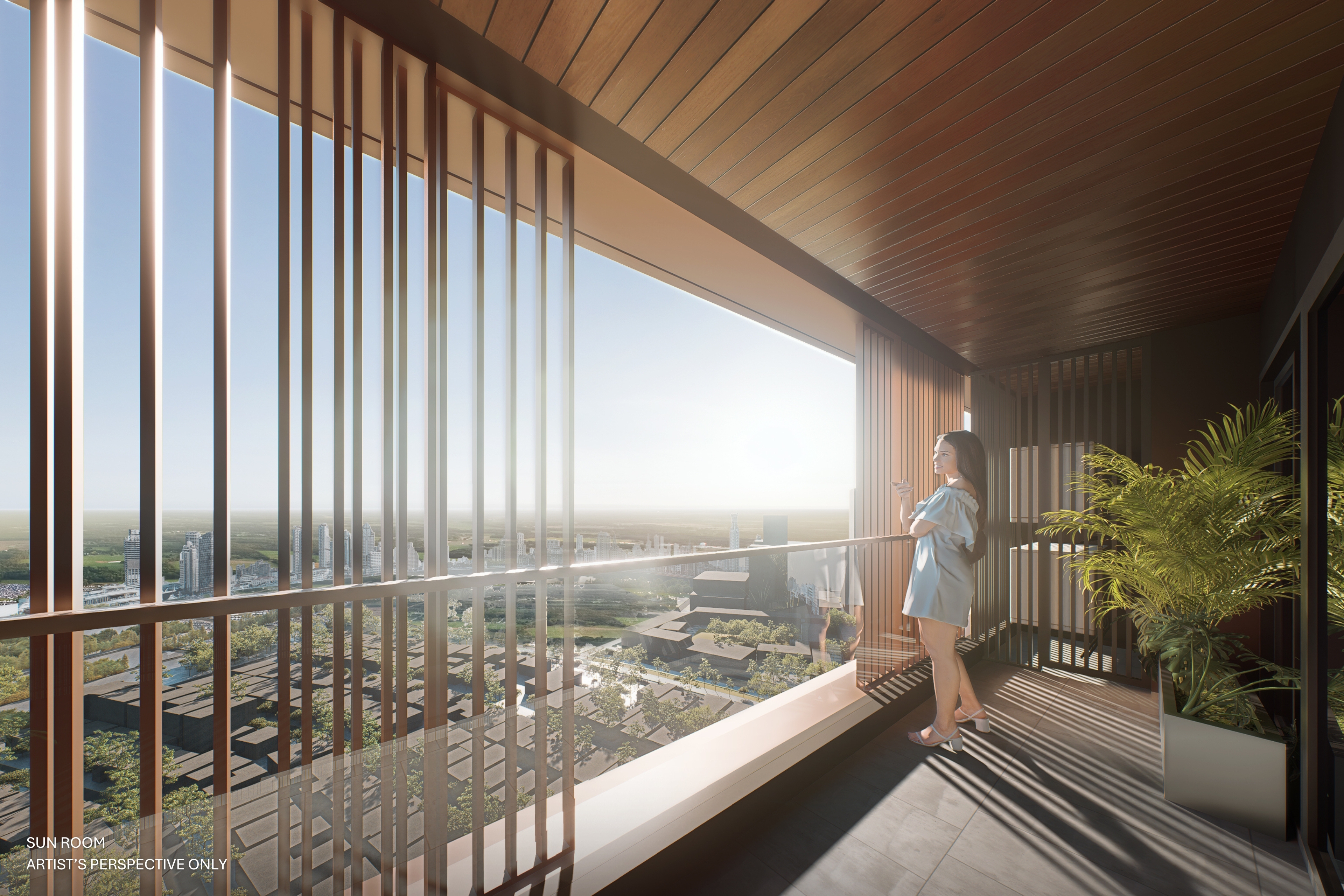 The Sun Room transforms standard balconies into intimate spaces designed exclusively for privacy, sunlight, and renewal.