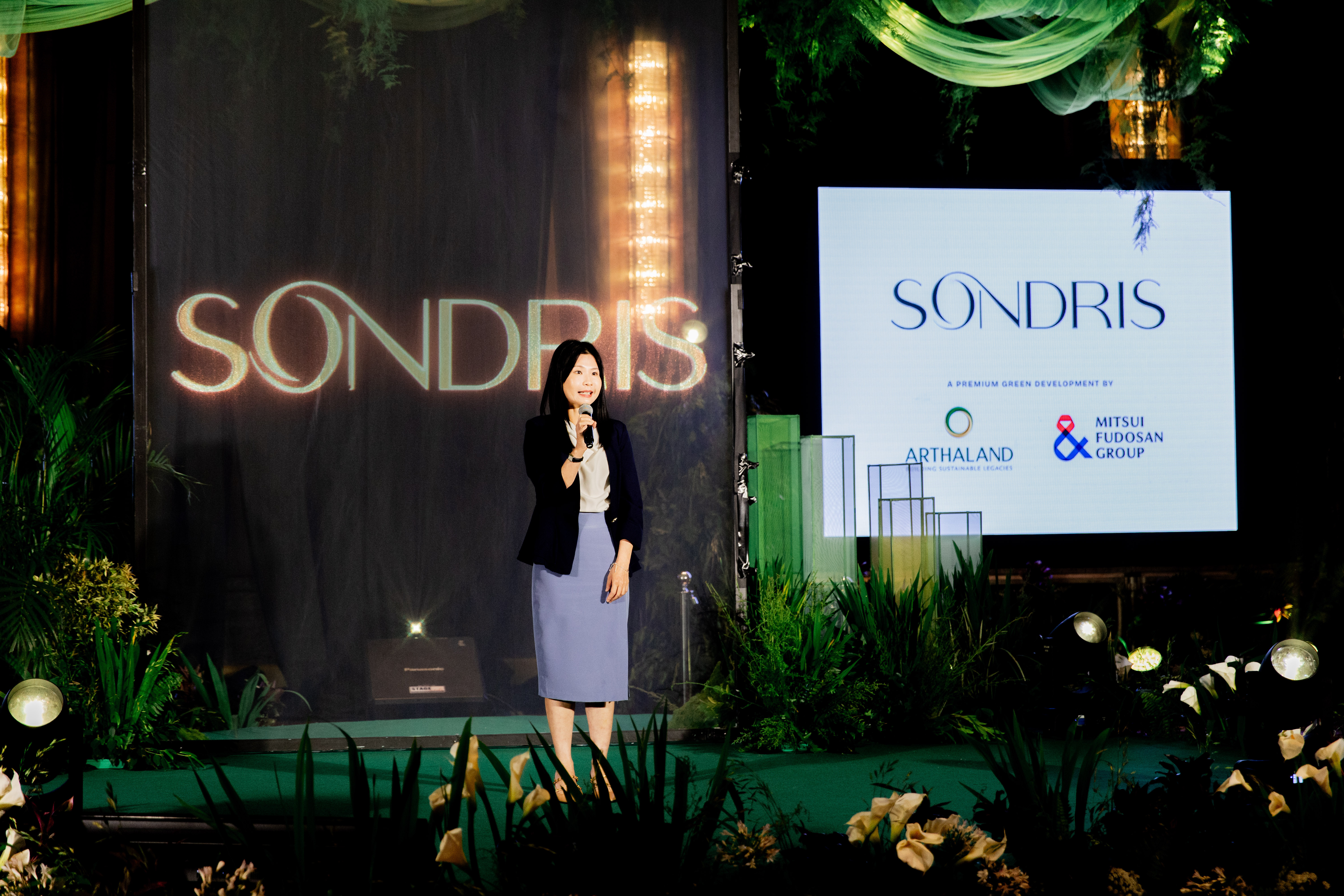 Yan Fen Tan, Deputy General Manager, Mitsui Fudosan (Asia) emphasizing the strategic partnership with ARTHALAND and their shared commitment to deliver innovative, best-in-class, and sustainable developments.